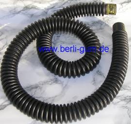 Gummi Faltenschlauch 100cm schwarz - Bild vergrern 