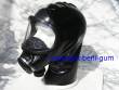 Gasmasken mit Hauben